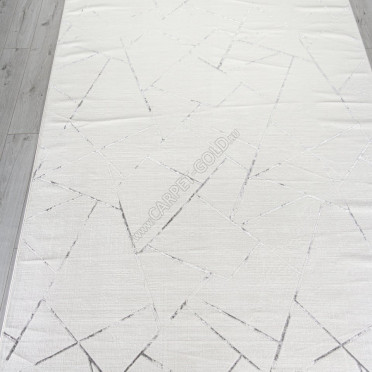 Ковер 32009A - CREAM / WHITE - Прямоугольник - коллекция SHINE
