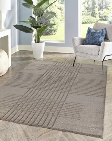 Ковер турецкий 0E389A Sofia (Полиэстер, бежевый)