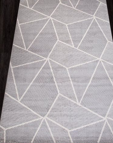 Ковер российский F057 TORNADO (Фризе, серый)