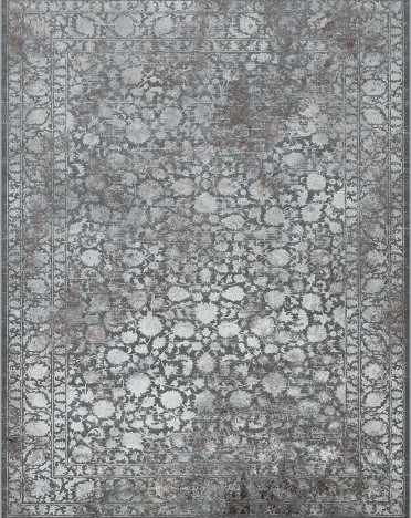 Ковер турецкий 51810B Modalina (Акрил, Эвкалиптовый шелк, серый)