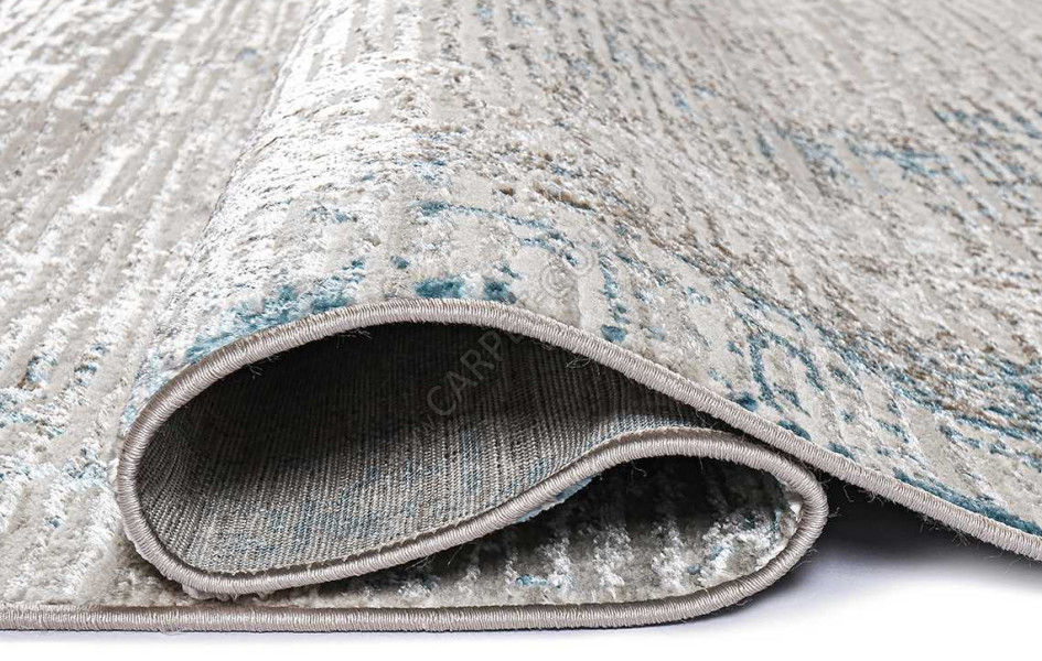 38548A OVAL BLUE FLS / CREAM Eliza
