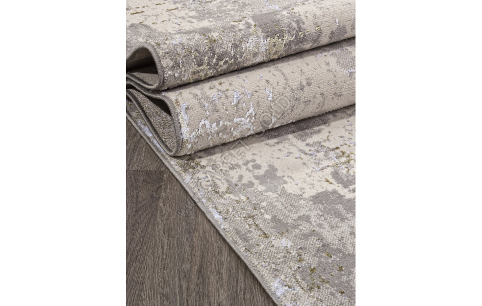 Ковер F169 - CREAM-GREEN - Прямоугольник - коллекция LIMAN