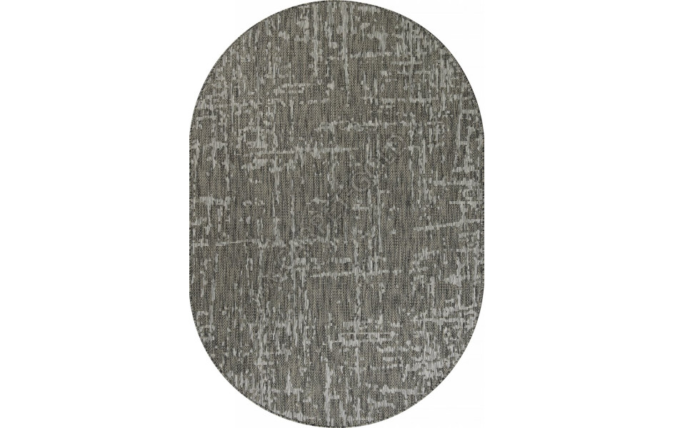Ковер S136 - GRAY - Овал - коллекция KAIR