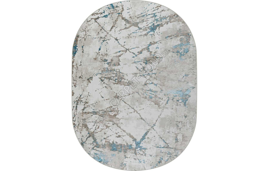 38894A OVAL BLUE FLS / BEIGE FLS Olimpos