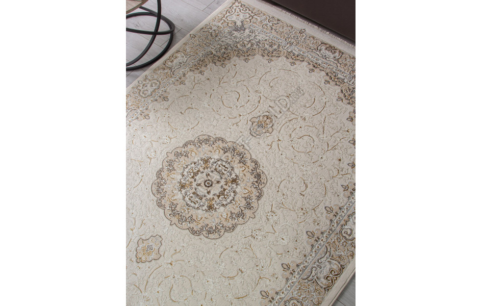 Ковер M107A - CREAM / CREAM - Прямоугольник - коллекция ZARINA