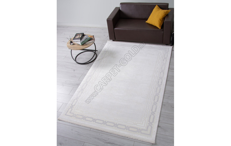 Ковер 34069A - WHITE / BEIGE - Прямоугольник - коллекция ANATOLIA