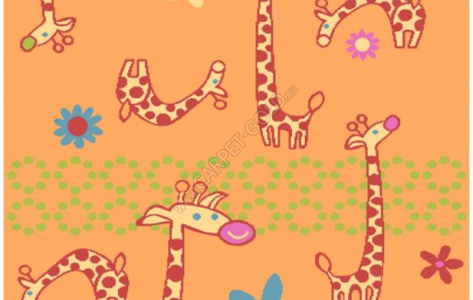 Детский коврик Giraffe a apricot